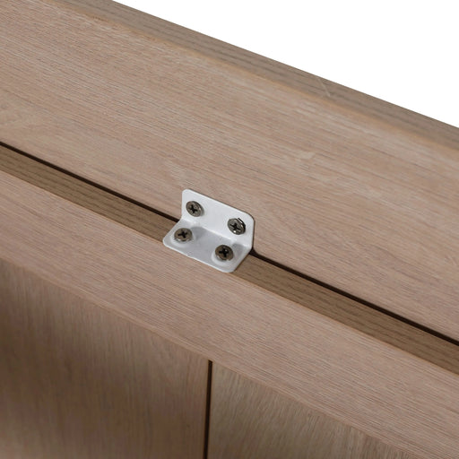 36 Inch Freestanding Bathroom Vanity with White Resin Sink & 2 Soft-Close Cabinet Doors (BVB02436PLO-GRB3640) Default -DTYStore