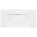 36' Single Bathroom Basin Sink, Vanity Top Only, 3-Faucet Holes, Resin (OLD SKU: WF310598AAK) Default -DTYStore