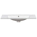 36' Single Bathroom Basin Sink, Vanity Top Only, 3-Faucet Holes, Resin (OLD SKU: WF310598AAK) Default -DTYStore
