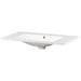 36' Single Bathroom Basin Sink, Vanity Top Only, 3-Faucet Holes, Resin (OLD SKU: WF310598AAK) Default -DTYStore