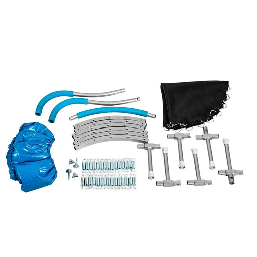 36' TRAMPOLINE WITH HANDLE(BL)-METAL Default -DTYStore