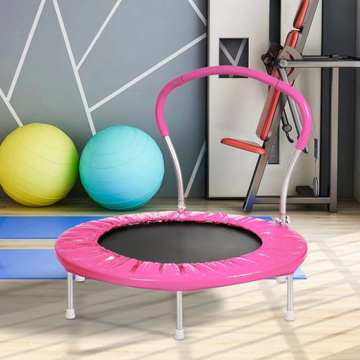 36' TRAMPOLINE WITH HANDLE(PI)-METAL Default -DTYStore
