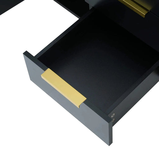 36'' Wall Mounted Bathroom Vanity with Resin Sink, Floating Bathroom Storage Cabinet with 2 Drawers, Solid Wood Bathroom Cabinet (Same as N710S236003B) Default -DTYStore