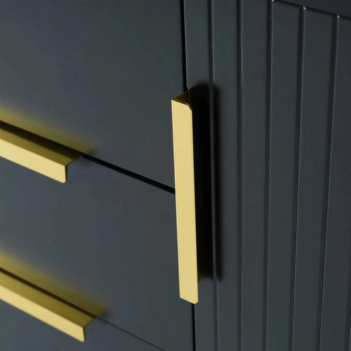 36'' Wall Mounted Bathroom Vanity with Resin Sink, Floating Bathroom Storage Cabinet with 2 Drawers, Solid Wood Bathroom Cabinet (Same as N710S236003B) Default -DTYStore