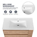 36' Wall Mounting Bathroom Vanity With Ceramic Sink, Soft Close Drawer Default -DTYStore