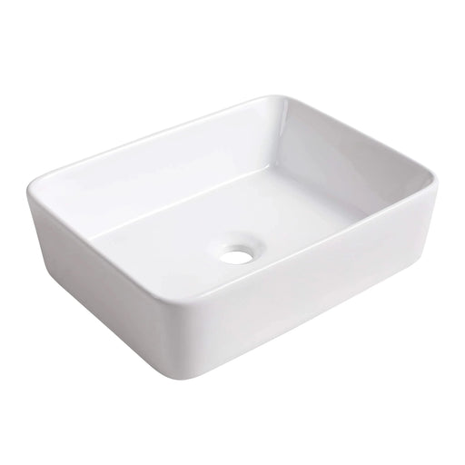 36 ' Modern Design Float Bathroom Vanity With Ceramic Art Sink, White Flat Stone Slab and Small Storage Shelves, Soft Closed Door,KD-Package (TOP-BAB110MOWH) Default -DTYStore
