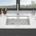 36' x 19' Modern Double Bowl Undermount Sink with Two 10' Deep Basins in Brushed Nickel Stainless Steel Default -DTYStore
