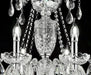 37' In Eilish Silver Crystal 8-Led Light Chandelier Default -DTYStore