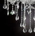 37' In Eilish Silver Crystal 8-Led Light Chandelier Default -DTYStore