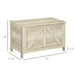 30" Farmhouse Storage Chest, Lift Top Box Organizer with Safety Hinge to Open Up 150Â° for Bedroom, Entryway, Living Room, White - DTYStore