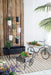 38.5x14.5x25.5' Black and White Bicycle Plant Stand Planter Default -DTYStore