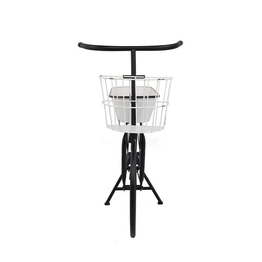 38.5x14.5x25.5' Black and White Bicycle Plant Stand Planter Default -DTYStore