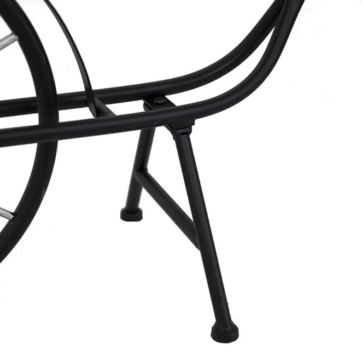 38.5x14.5x25.5' Black and White Bicycle Plant Stand Planter Default -DTYStore