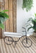 38.5x14.5x25.5' Black and White Bicycle Plant Stand Planter Default -DTYStore