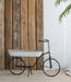38.5x14.5x25.5' Black and White Bicycle Plant Stand Planter Default -DTYStore