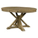 Retro Functional Extendable Dining Table with a 12" Leaf for Dining Room and Living Room (Natural Wood Wash) - DTYStore