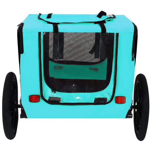 Pet Bike Trailer Dog Cart for Bicycle,Suitable for Small and Medium Pets, Easy Folding Cart Frame, Quick Release Wheel, Non-Slip Floor, Internal Leash - Image 6