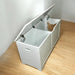 39.4' Top open Cat Litter Box Enclosure Furniture, Cat Washroom, Hidden Litter Box Cover, Cabinet for Large Cat, Dog Proof Cat Litter Boxes, Hideaway Litter Box, Cat House, White - DTY Store