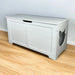 39.4' Top open Cat Litter Box Enclosure Furniture, Cat Washroom, Hidden Litter Box Cover, Cabinet for Large Cat, Dog Proof Cat Litter Boxes, Hideaway Litter Box, Cat House, White - DTY Store