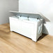 39.4' Top open Cat Litter Box Enclosure Furniture, Cat Washroom, Hidden Litter Box Cover, Cabinet for Large Cat, Dog Proof Cat Litter Boxes, Hideaway Litter Box, Cat House, White - DTY Store