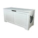 39.4' Top open Cat Litter Box Enclosure Furniture, Cat Washroom, Hidden Litter Box Cover, Cabinet for Large Cat, Dog Proof Cat Litter Boxes, Hideaway Litter Box, Cat House, White- DTY Store