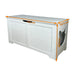 39.4' Top open Cat Litter Box Enclosure Furniture, Cat Washroom, Hidden Litter Box Cover, Cabinet for Large Cat, Dog Proof Cat Litter Boxes, Hideaway Litter Box, Cat House, White - DTY Store