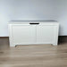39.4' Top open Cat Litter Box Enclosure Furniture, Cat Washroom, Hidden Litter Box Cover, Cabinet for Large Cat, Dog Proof Cat Litter Boxes, Hideaway Litter Box, Cat House, White- DTY Store