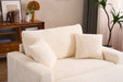 Single Sofa Chair with Removable Ottoman, Comfy Sleeper Chair, Modern and High-Quality Lounge Sofa Bed for Living Room, Bedroom, Small Apartment - DTYStore