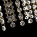 8-Light 23.6" Wide Crystal Waterfall Chandelier - DTYStore