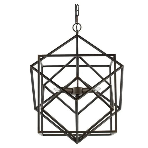 3 - Light Metal Chandelier, Hanging Light Fixture with Adjustable Chain for Kitchen Dining Room Foyer Entryway, Bulb Not Included Default -DTYStore