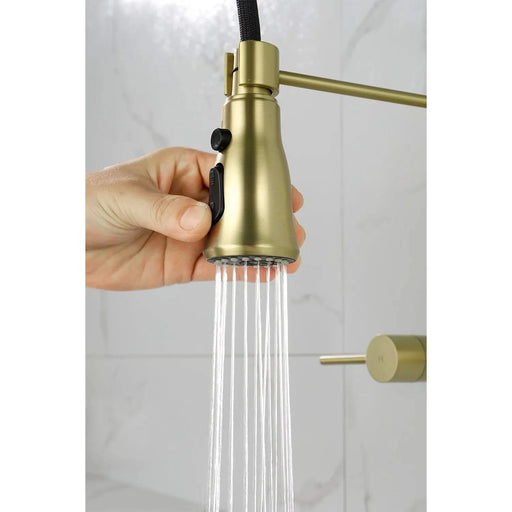 3 Functions Wall Mounted Bridge Kitchen Faucet Default -DTYStore