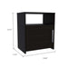3 Piece Bedroom Set, London Armoire + 2 Omaha Nightstands, Black Default -DTYStore
