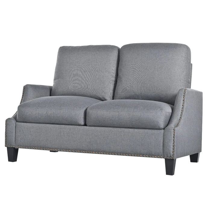 3 Piece Living Room Sofa Sets, Sectional Couch and Loveseat and Armchair Set, Modern 3 Seater Sofa + 2 Seater Couch+ Accent Chair Furniture Set for Apartment Default -DTYStore