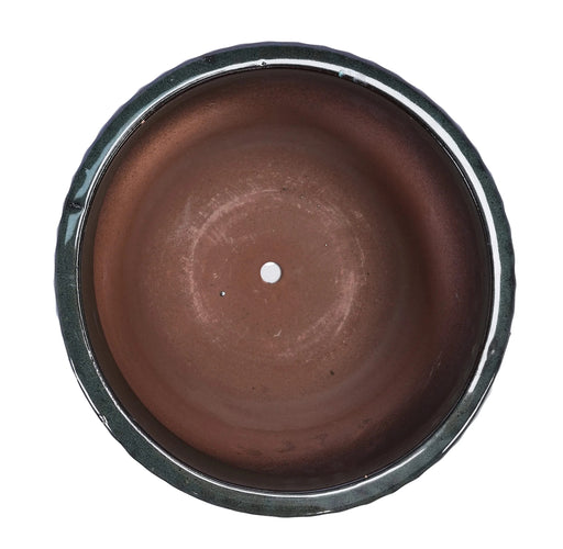 3 Pieces Ceramic Flowerpot, Modern Planter for Patio, Garden or Windowsills - Antique Black Default -DTYStore