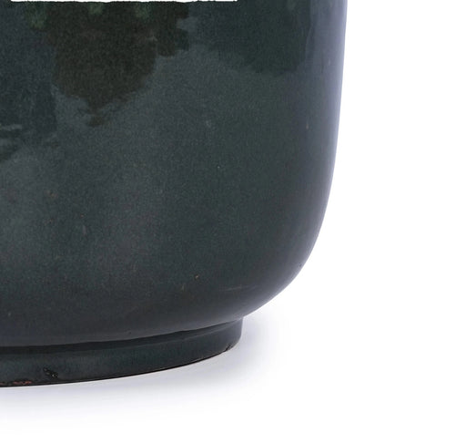 3 Pieces Ceramic Flowerpot, Modern Planter for Patio, Garden or Windowsills - Antique Black Default -DTYStore