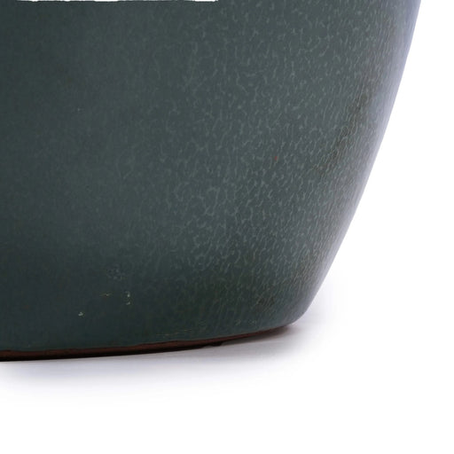 3 Pieces Ceramic Flowerpot, Modern Planter for Patio, Garden or Windowsills - Antique Blue Green Default -DTYStore