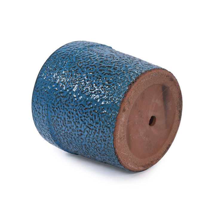 3 Pieces Ceramic Flowerpot, Modern Planter for Patio, Garden or Windowsills - Antique Blue Default -DTYStore