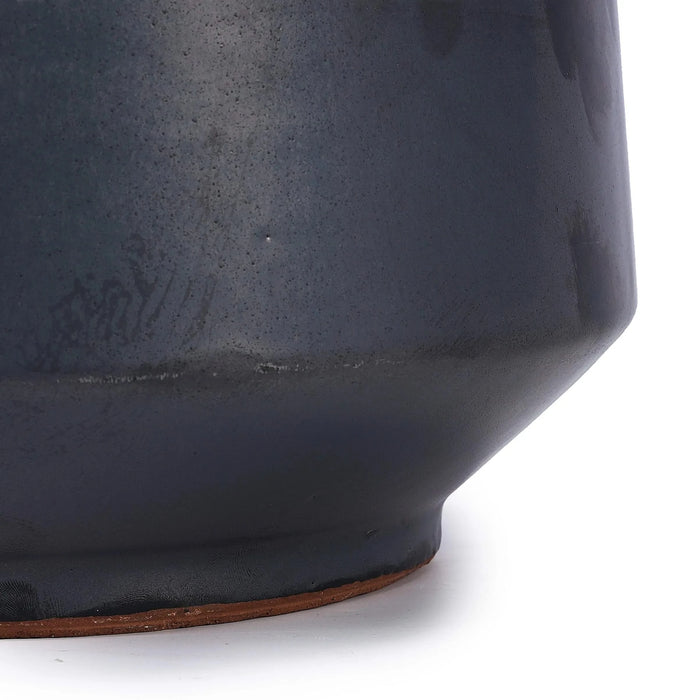 3 Pieces Ceramic Flowerpot, Modern Planter for Patio, Garden or Windowsills - Antique Gray Default -DTYStore