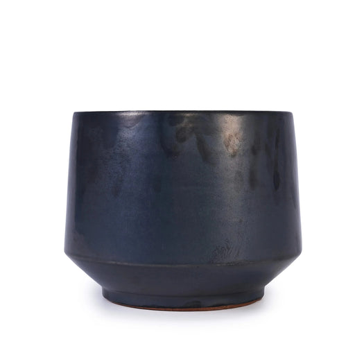 3 Pieces Ceramic Flowerpot, Modern Planter for Patio, Garden or Windowsills - Antique Gray Default -DTYStore