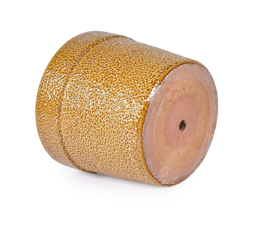 3 Pieces Ceramic Flowerpot, Modern Planter for Patio, Garden or Windowsills - Antique Yellow Default -DTYStore