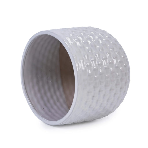 3 Pieces Ceramic Flowerpot, Modern Planter for Patio, Garden or Windowsills - Matte White Default -DTYStore