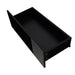 Black TV Stand with LED RGB Lights,Flat Screen TV Cabinet, Gaming Consoles - in Lounge Room, Living Room and Bedroom(Black) - DTYStore