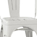 Fletcher - Metal Dining Side Chair (Set of 2) - Distressed White - DTYStore