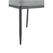 Linen Tufted Dining Room Chairs Set of 6, Accent Diner Chairs Upholstered Fabric Side Stylish Kitchen Chairs with Metal Legs and Padded Seat - Gray - DTYStore