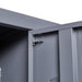 9 Door 72"H Metal Lockers With Lock for Employees,School,Office,Gym,Bedroom,Storage Locker Cabinet,Gray,Assembly Required - DTYStore