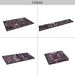 DTY Signature 2'6''x10' Runner, Washable Rug, Low-Pile, Non-Slip, Non-Shedding, Foldable, Kid&Pet Friendly - Area Rugs for living room, bedroom, kitchen, dining room rug (Burgundy/Black, 2'6''x10') - DTYStore