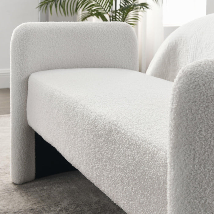 52" Modern Contemporary Design Ottoman Couch Long Bench for Bedroom End of Bed - DTYStore