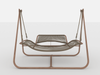 Hammock Swing Chair with Stand for Indoor,Outdoor, Anti-Rust Wood-Colored Frame 570 lbs Capacity with Cushion Oversized Double Hammock Chair for Patio Balcony Bedroom Ban on Amazon(OLD W1132P155978) - DTYStore