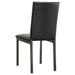 Black and Grey Upholestered Side Chair (Set of 2) - DTYStore