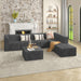 Single seat sofa Compressed Sectional Sofa Modern Minimalist Style Corduroy Couch, Sleeper Sofa for Living Room, Bedroom, Comfy Compressed Sofa Couch Space-Efficient Design-grey